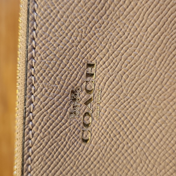 Coach Taupe Wristlet - Picture 3 of 7